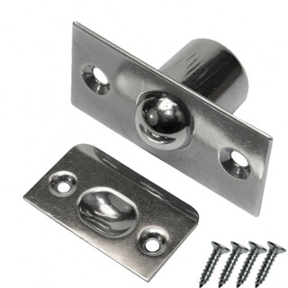 New Stainless Steel  Spring Ball Catch Cabinet Door Latch Touch Beads Lock