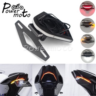 Motorcycle Rear Tail Tidy Fender Eliminator Registration Plate Lamp For BMW S1000RR 2020-Up LED License Plates Light Bra