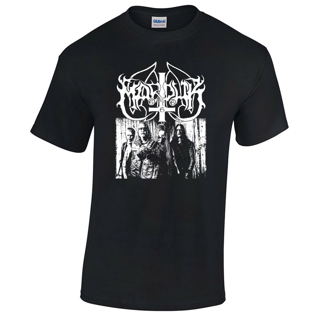 เสื้อยืด Marduk 1349 Funeral Mist Dark Funeral Watain Tsjuder Impaled Nazarene