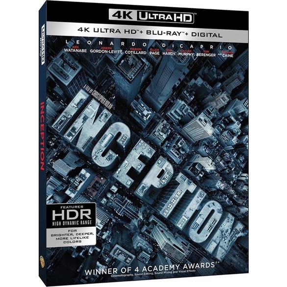 [รอสินค้า 15-20วัน] Inception (4K Ultra HD + Blu-ray แผ่นแท้)