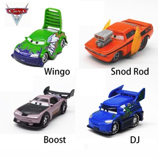 ของเล่นฟิกเกอร์ Pixar Cars Drag Racing DJ Wingo Boost Snod Rod สไตล์คลาสสิก สําหรับเด็ก
