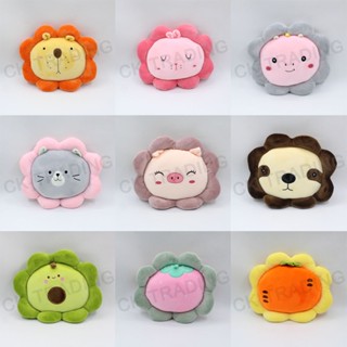 kungkingiveshop-013221 ตุ๊กตาหมอนผ้าห่ม ลายสัตว์ น่ารักมุ่งมิ้ง สีพื้น นุ่มนิ่ม น่ารัก