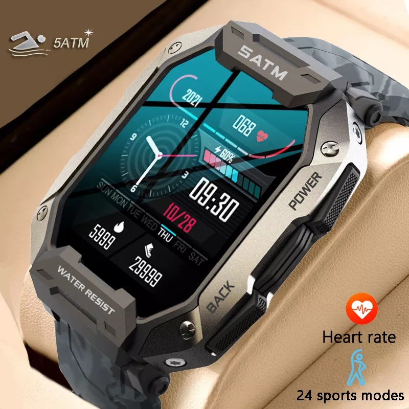 #นาฬิกาสมาร์ทวอทช์ #จอแสดงผลความละเอียดสูง #แบตเตอรี่ความจุสูง #กันน้ำ IP68 #แอป Da Fit