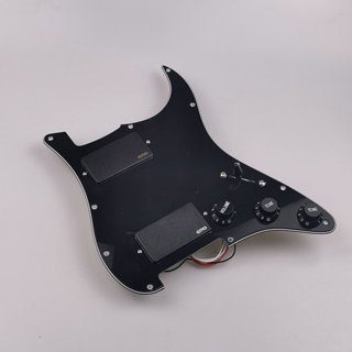 Pw-(พร้อมส่ง) ปิ๊กการ์ดกีตาร์ แบบมีสาย HH Humbucker pickguard สําหรับ Stratocas