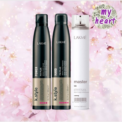 Lakme K.Style Power Xtreme/Hard Xtreme/Master Lak X-Strong 300/500 ml. สเปรย์จัดแต่งทรงสูตรแข็งพิเศษ