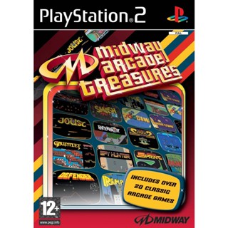 Midway Arcade Treasures (Europe) PS2 แผ่นเกมps2 แผ่นไรท์ เกมเพทู