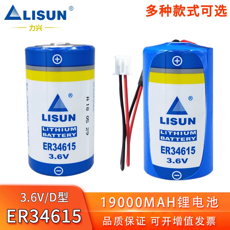 100Pcs D 3.6V Lithium Batterie ER34615 Lisoci2 Batteries LS34615