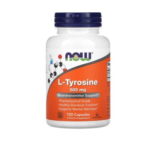 NOW Foods, L-Tyrosine, 500 mg, 120 Capsules