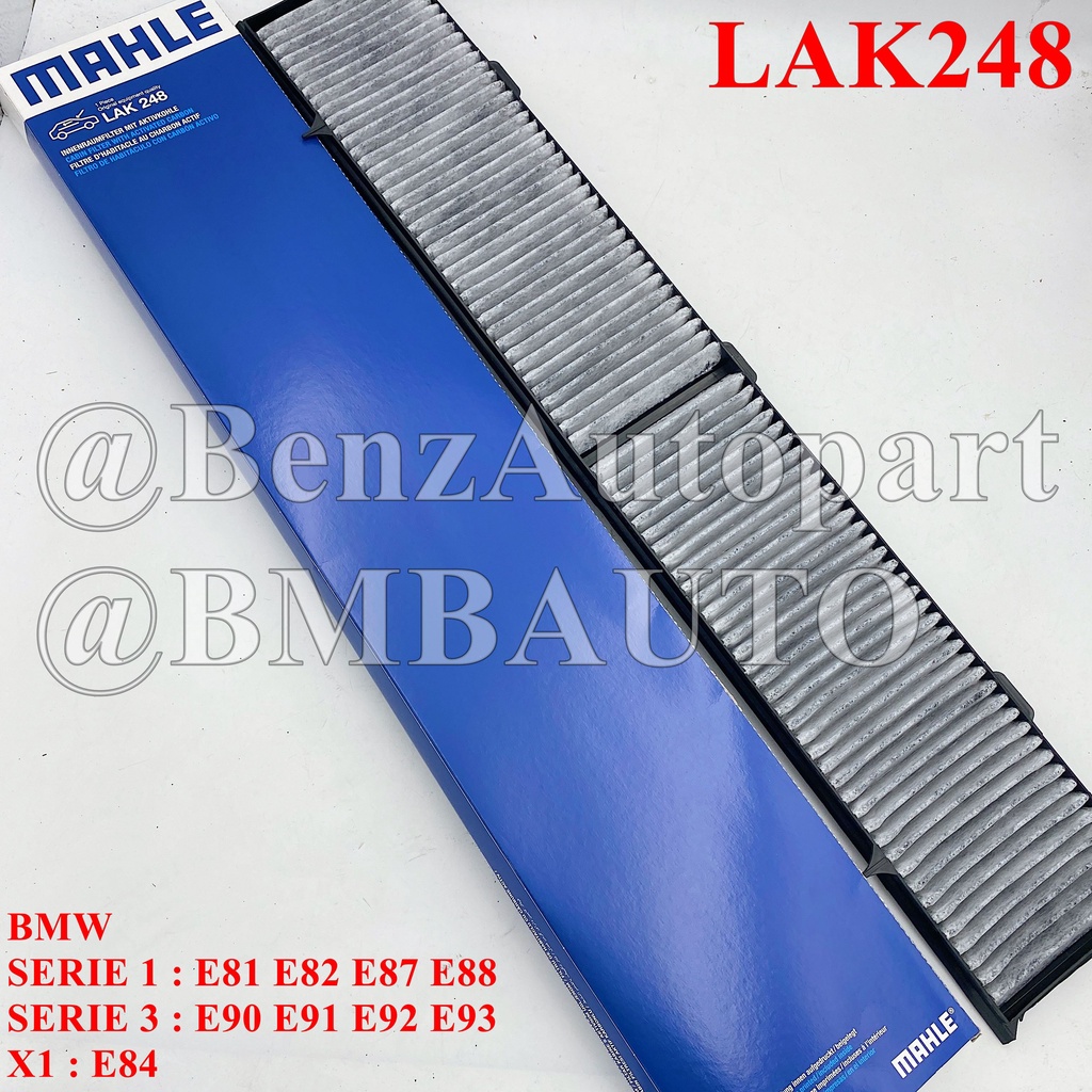 BMW ไส้กรองแอร์คาร์บอน SERIE1(E81 E82 E87 E88) SERIE3(E90 E91 E92 E93) X(E84) เบอร์ 64 31 9 313 519 
