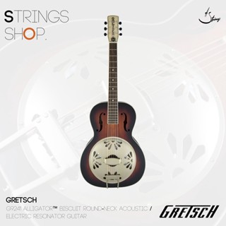 กีตาร์โปร่ง	Gretsch	G9241 Alligator™ Biscuit Round-Neck Acoustic / Electric Resonator Guitar