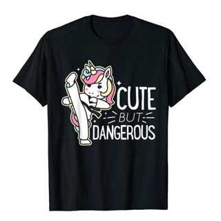 เสื้อยืดแขนสั้น Camiseta Kawaii คาราเต้อันตรายเทควันโด, Camisetas gráficas divertidas para Mujer y hombre, Camisetas inf