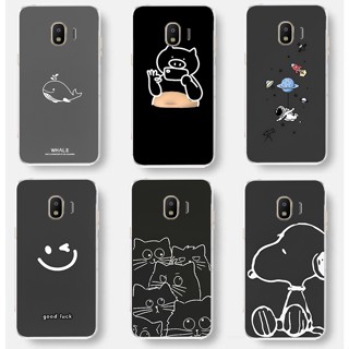 สําหรับ Samsung galaxy j3 2016 J4 PLUS 2018 ซิลิโคนนิ่ม TPU เคสโทรศัพท์ด้านหลัง