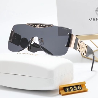 แว่นตากันแดด รุ่น Versace เลนส์โพลาไรซ์ ป้องกันรังสี UV400 ขนาดเล็ก หรูหรา แบบเรียบง่าย แฟชั่นยอดนิยม สไตล์เรโทร สําหรับผู้ชาย และผู้หญิง 2022