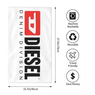 Diesel (1) ผ้าขนหนู ทรงสี่เหลี่ยม ดูดซับน้ํา 70x40 ซม. สําหรับเล่นกีฬา ฟิตเนส โยคะ กลางแจ้ง