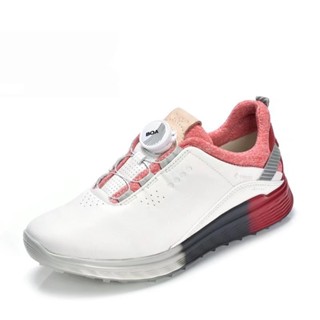 Ecco Golf รองเท้ากีฬาลําลอง กันน้ํา มีปุ่มล็อค สําหรับผู้หญิง 102913 A7vr