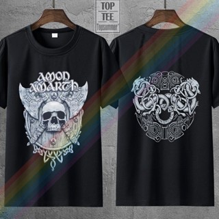 เสื้อผู้ชายเท่ เสื้อยืดใหม่ไพเราะวงเดธเมทัล Amon Amarth Dtg พิมพ์ทีฤดูร้อนท็อปส์ซูเสื้อยืดเสื้อยืดด้านบนที