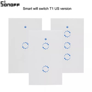 Sonoff Ewelink Smart สวิตซ์ WIFI Touch Wall Switch สวิตซ์ไฟ เปิด-ปิด แบบสัมผัส (ใช้สาย N) ทำงานร่วมกับAlexa Google Home