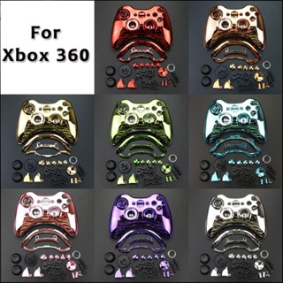 เคสโครเมี่ยม สําหรับ Xbox 360 Wireless Controller Shell Case Bumper Thumbsticks Buttons Game สําหรับ Xbox 360