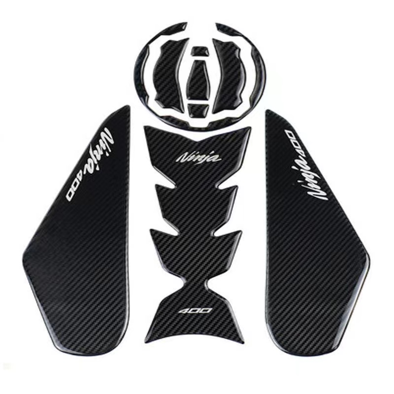 กันรอยถังน้ํามัน สติกเกอร์กันลื่น สําหรับติดฝาถังน้ํามันรถจักรยานยนต์ Kawasaki Ninja Ninja400 / Z400