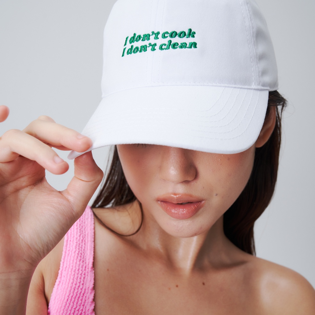 100% Cotton Cap - I Don't Cook/I Don't Clean (READY TO SHIP)
