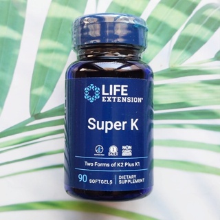 (Life Extension®) Super K 90 Softgels วิตามินเค Vitamin K