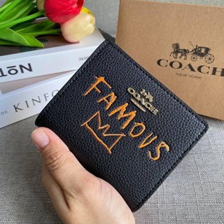 COACH X JEAN MICHEL BASQUIAT SNAP WALLET