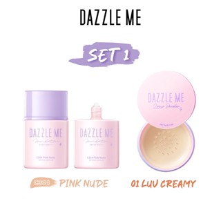 Dazzle Me Day by Day Foundation+ Always Setting Loose Powder รองพื้น+แป้งผสมรองพื้น