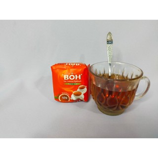 ชา BOH 50 กรัม ใบชาผงจากมาเลเซีย ชงง่ายไม่ต้องกรองใส่ผ้าก็อร่อยได้