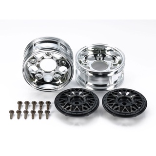 [ชุดแต่งรถบังคับ] TAMIYA 54794 OP.1794 Two-Piece Mesh Wheels (2pcs., Black) ชุดแต่งทามิย่าแท้ rc