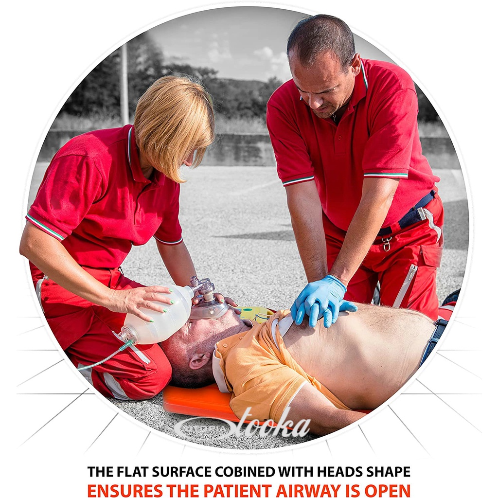 ออกใบกำกับภาษีได้  แผ่นรองปั๊มหัวใจ CPR Board ผิวเรียบ แข็งแรง กระดาน CPR กระดานฉุกเฉิน กระดานปั๊มหั