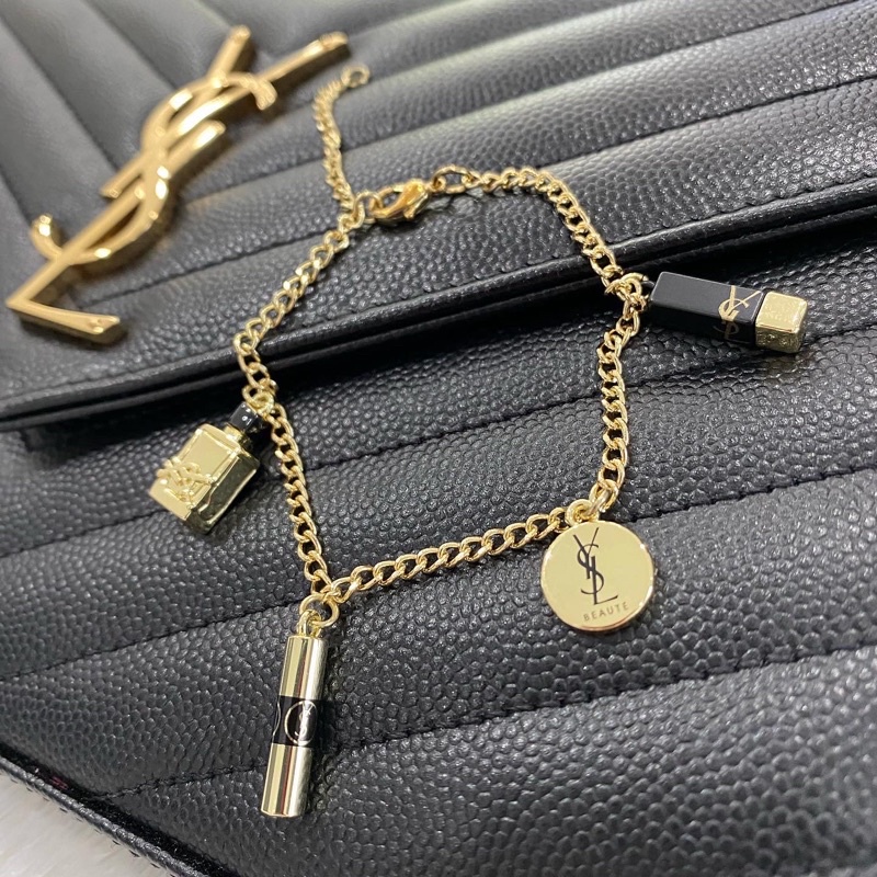 สร้อยข้อมือ YSL bracelet ของแท้ ไม่พูดเยอะ 🖤🖤🖤 Shopee Thailand