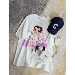 เสื้อยืด Oversize งานป้าย Cotton Candy