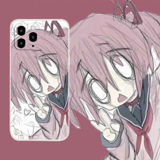 Anime girl เคสไอโฟน iPhone 7plus 8plus 12 11 pro เคส TPU iPhone 13 14 pro max นิ่ม case 8พลัส Xr Xs X max 8 se2020 cover