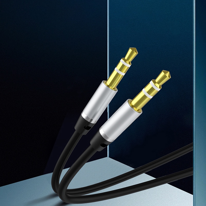 d-power 3.5 audio extension cable AUX-D1 อะแดปเตอร์แจ็คหูฟัง 3.5 มม. วัสดุ TPE ประเภท 3.5 มม. ถึง 3.5 มม. ประกัน 1 ปี