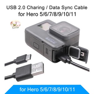 USB 2.0 Charging/Data Sync Cable for GoPro Hero 5/6/7/8/9/10/11 - สายชาร์จ/สายข้อมูลUSB 2.0 สำหรับ GoPro SJCam YI