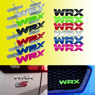 สติกเกอร์โลโก้โลหะ 3D สําหรับติดตกแต่งรถยนต์ Subaru WRX Emblem Legacy Forester Impreza WRC XV BRZ