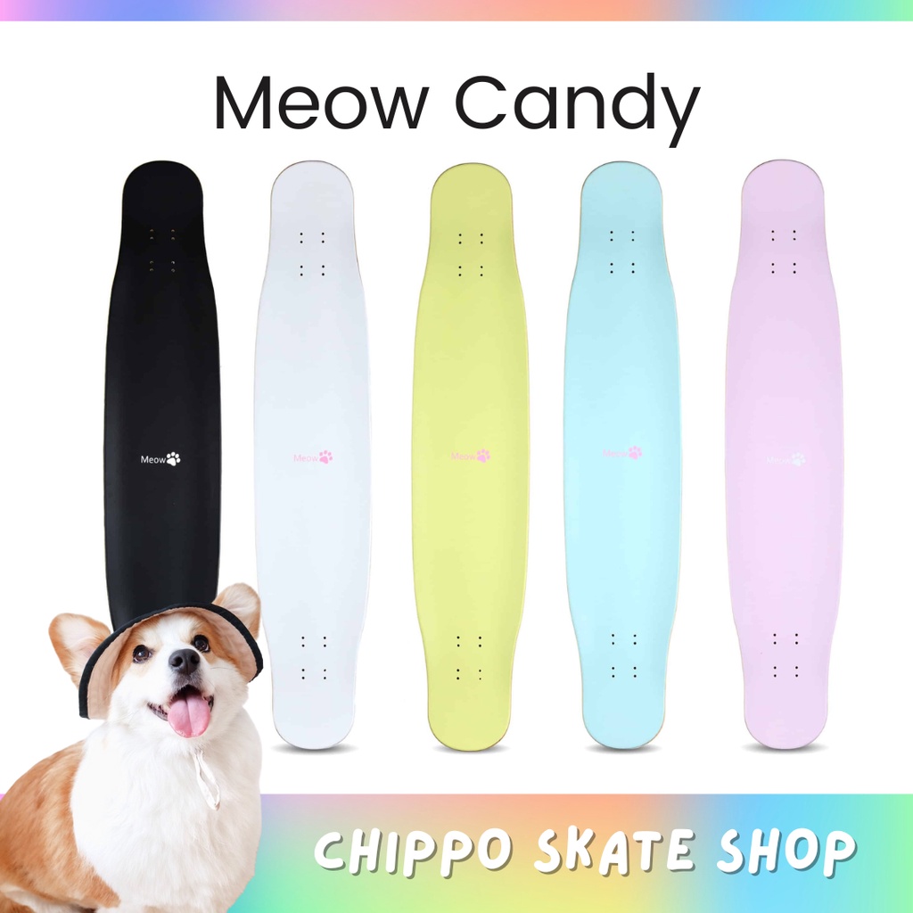 🔥ลองบอร์ด Rebirth Longboard Meow Candy พร้อมส่ง พร้อมเล่น ประกอบฟรี Dancing Freestyle Longboard