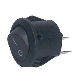 สวิทซ์กลม OFF/ON 2 ขา ขนาด 16/23mm 2 Pin ON-OFF 3A/6A 250VAC 6A/10A 125VAC