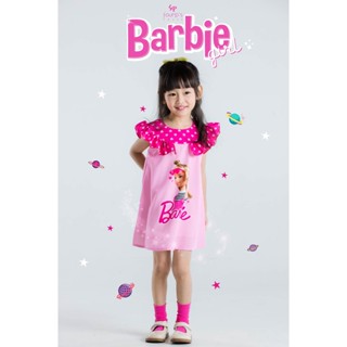 BARBIE : ESXZ0034 เดรสเด็กผู้หญิง ลิขสิทธิ์แท้