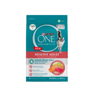 เพียวริน่าวัน แมวโต แซลมอน ทูน่า 380กรัมPURINA ONE ADULT SALMON TUNA 380G