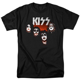 เสื้อยืดแขนสั้นลําลอง ผ้าฝ้าย 100% พิมพ์ลายวงร็อค Kiss Loud Proud Gene Simmons พลัสไซซ์ XS-6XL สําหรับผู