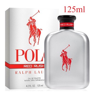 RALPH LAUREN POLO RED RUSH Eau De Toilette 125ml (รุ่นเทสเตอร์กล่องสีขาว)