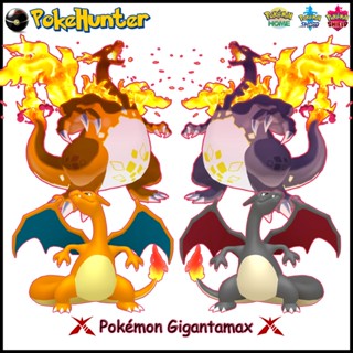 Pokémon Gigantamax Charizard Shiny&amp;NotShiny