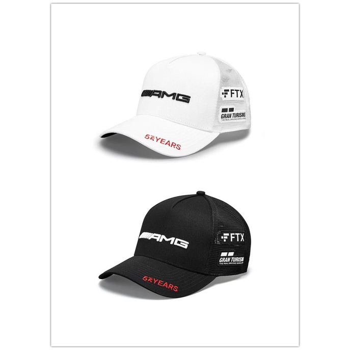 F1 Mercedes Benz AMG 55th Anniversary Hamilton Racing Baseball Hat Driver Duck Tongue Hat