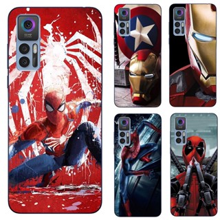 เคสโทรศัพท์ซิลิโคน TPU แบบนิ่ม ลายซุปเปอร์ฮีโร่ Marvel สําหรับ TCL 30+ Plus T676H T676J T676K