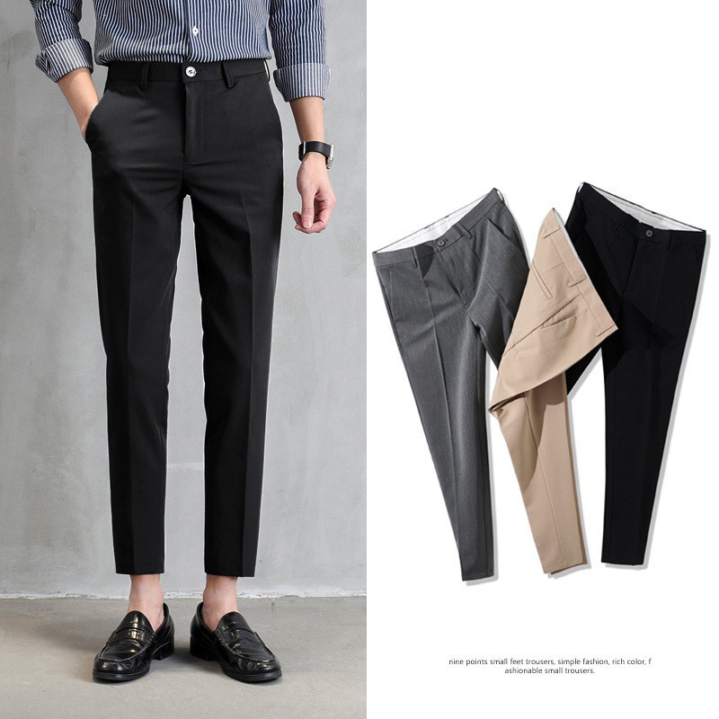 ✅ ส่งด่วน! กางเกงสแล็คขายาวผู้ชาย แฟชั่นเท่ใส่ได้ทุกโอกาส เนื้อผ้าพรีเมี่ยม นุ่มสบาย ใส่ทำงานหรือเที่ยวก็เหมาะ ✅