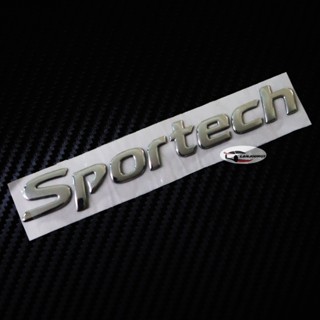 โลโก้ Sportech ขนาด 15 x 2.5 cm. สำหรับ NISSAN ALMERA นิสสัน อัลเมร่า