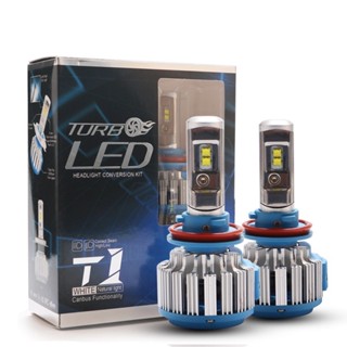 หลอดไฟหน้า LED T1 ขั้ว H4 คัดออฟสวย ไม่แยงตา