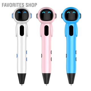 Favorites Shop ปากกาเครื่องพิมพ์ 3D ไร้สาย อุณหภูมิต่ํา แบตเตอรี่ 1000 Mah