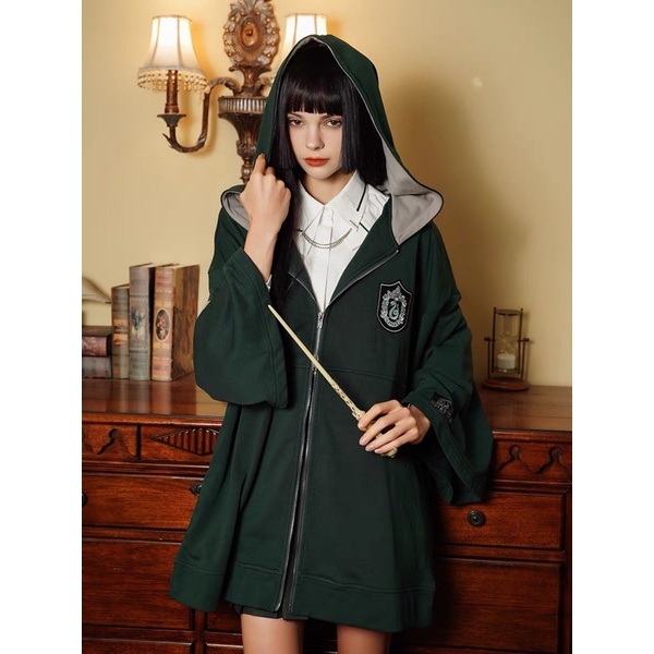 เสื้อคลุมแฮร์รี่ Quidditch hooded jacket ชุดเสื้อกันหนาวฮอกวอตส์มีฮู้ด ผ้าวิสโคสอย่างดีลิขสิทธิ์แท้ kyouko x harrypotter